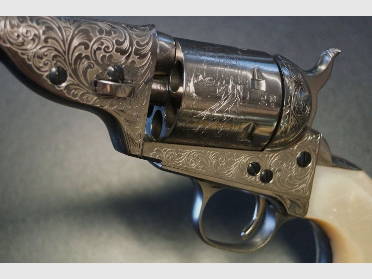 Uberti 1871 Open Top Modello Precoce Inciso, immagine 4 di 5