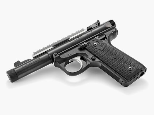 Pistolet RUGER Mark IV 22/45 .22 LR 4,4"/11,18cm Niebieski 1/2"-28