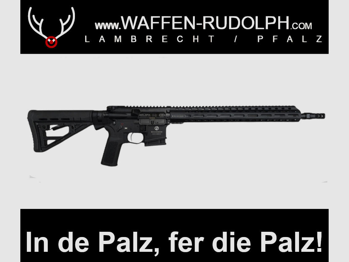 SCHMEISSER AR15 DYNAMIC noir M5FL PFALZKRACHER neuf chez Waffen Rudolph