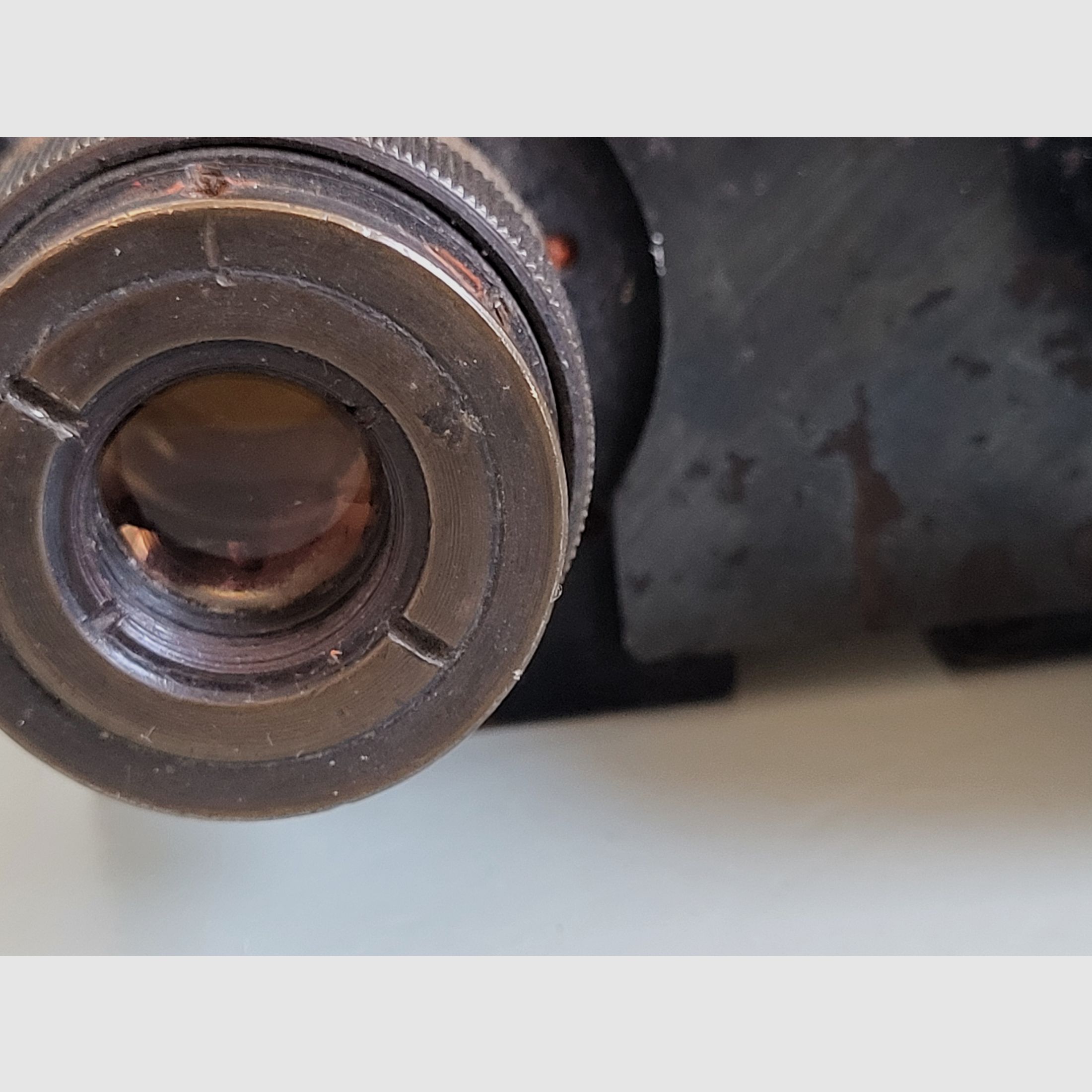 2 WK - WW 2 - Flak Fernrohr - Doppelfernrohr - Fernglas - Patent Carl Zeiss - 1940er Jahre 