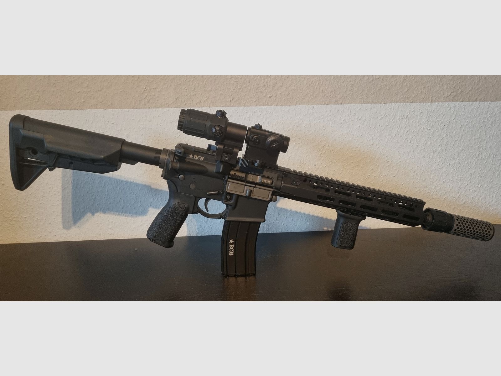 VFC BCM MCMR GBBR – Używany, z akcesoriami (Reddot, Magnifier, uchwyt, tłumik, NPAS)