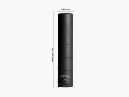 A-Tec modérateur de son pour armes soumises à autorisation AR30-4 (.224/5,6mm) 1/2x28 UNEF