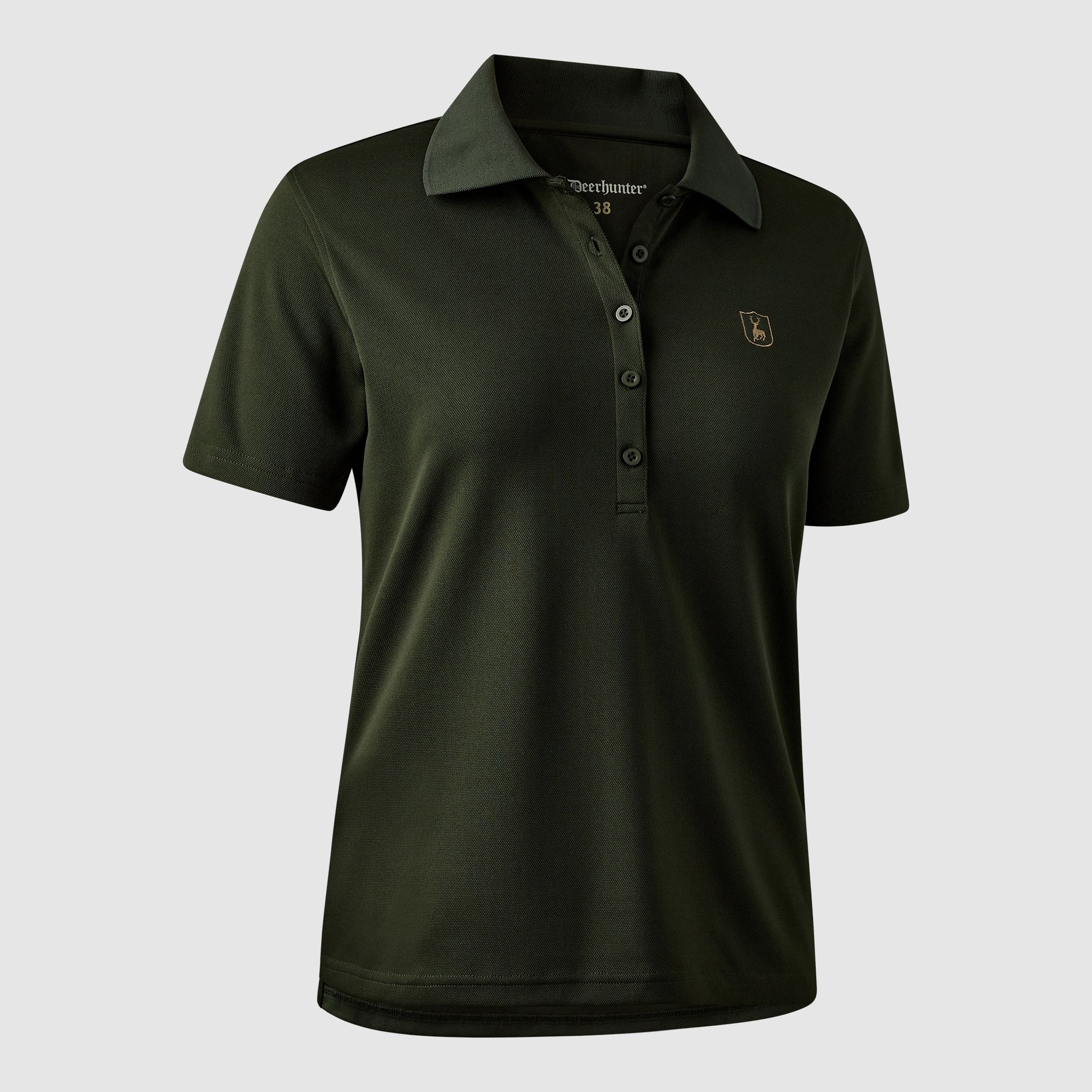 Deerhunter Lady Climate Poloshirt mit 37.5® Technology Damen Forest Ember 40