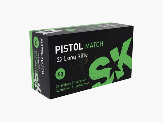 SK Pistol Match .22lr.50er