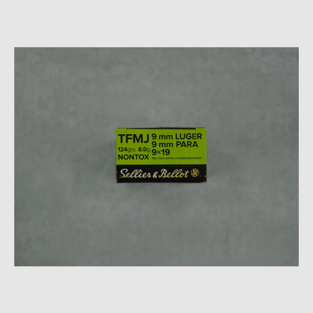 Sellier & Bellot TFMJ Nontox 9mm Luger 124gr *1000 piezas*