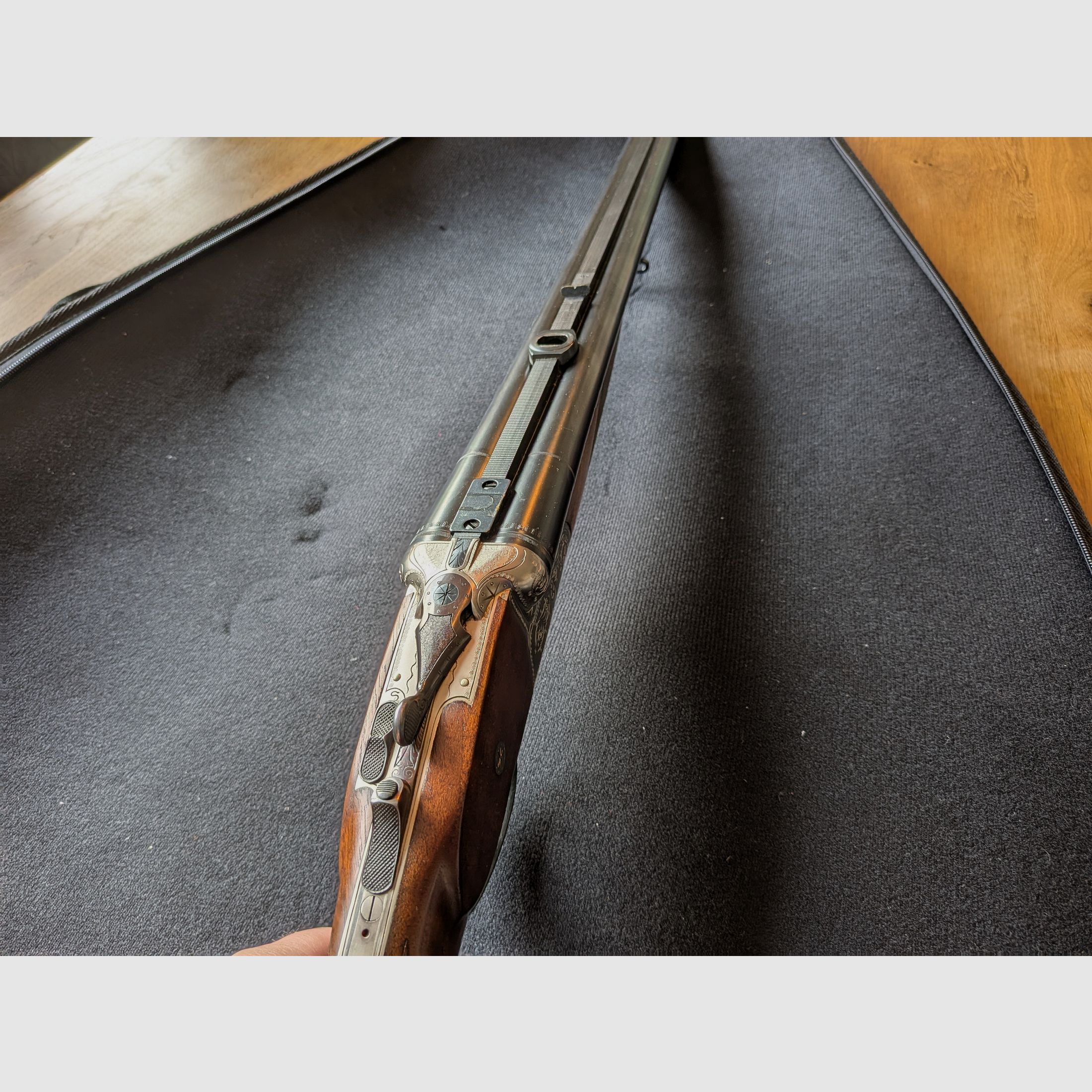 Krieghoff Trumpf (16/70, 16/70, 7x57R) & Kahles Helia 2,4-12x56i