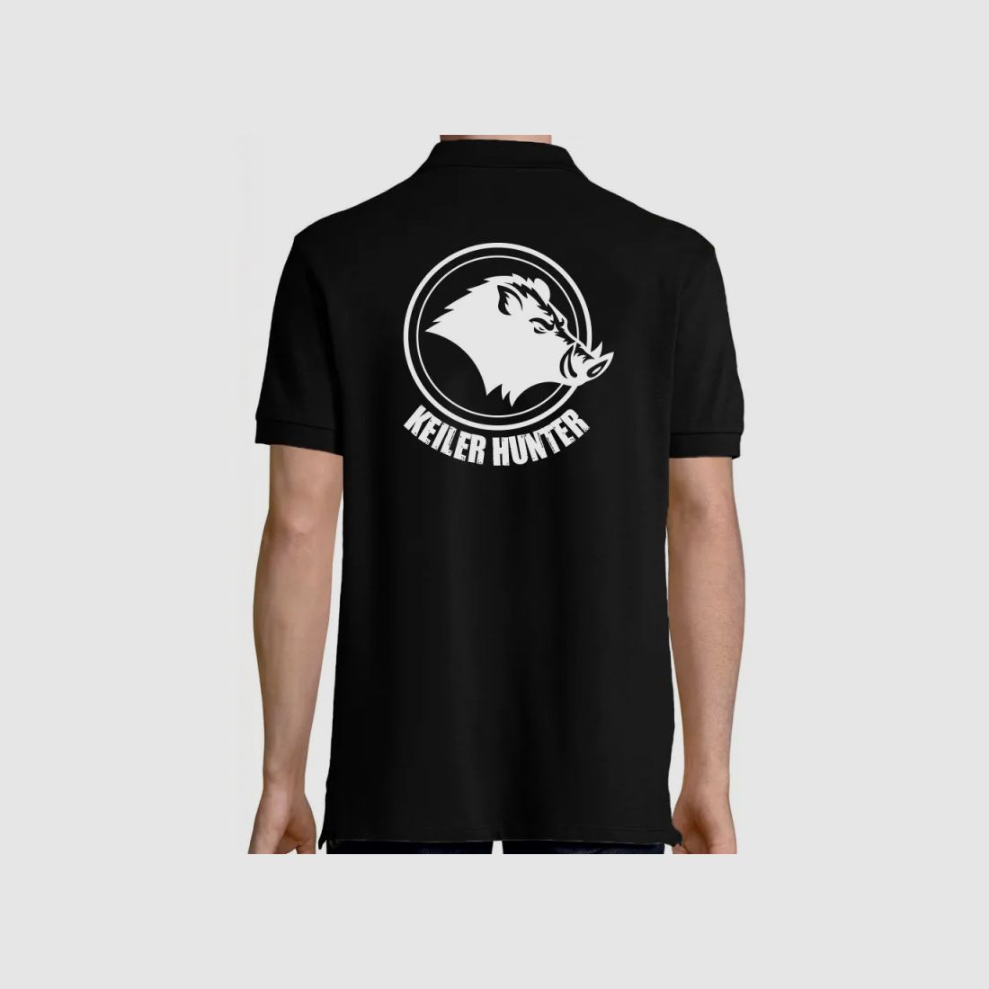 Polo Keiler Hunter noir manches courtes logo 2, image 6 sur 12
