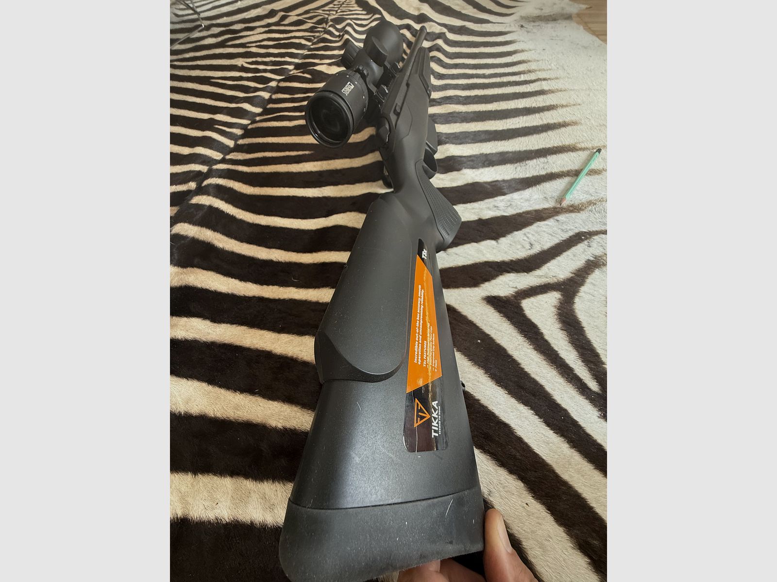 TIKKA T3x VARMINT .308 Win. LINKSSYSTEM STEINER RANGER 3-12 x 56