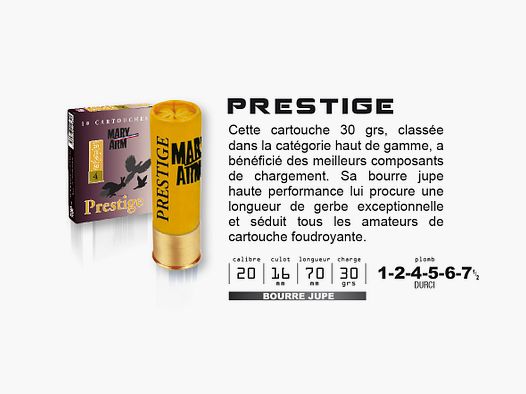 Mary Arm 30gr 2 cal.20 Prestige LOOD