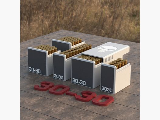 Filamelt Munitionsbox / Ammo .30-30 – Patronenbox für 50 Schuss, Made in Germany