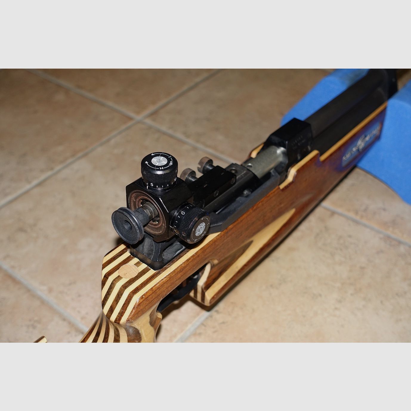 Steyr Matchgewehr LG 91 + 3 Kartuschen + Fülladapter + Gewehrtasche