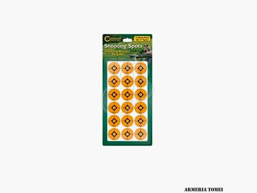 CALDWELL – ETICHETTA BERSAGLIO 3″ CONF. 12PZ