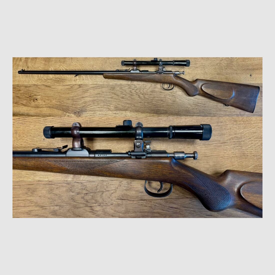 Anschütz .22 LR con telescopio