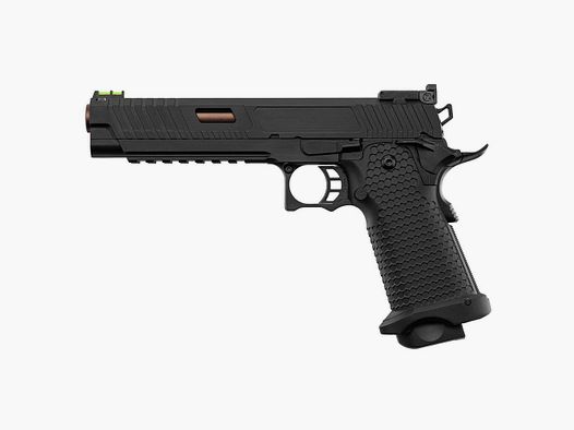 GBB Hi-Capa 6 Schwarz Golden Eagle - Realistischer Blowback - Hohe Präzision - Für Leistungsstarkes Airsoft