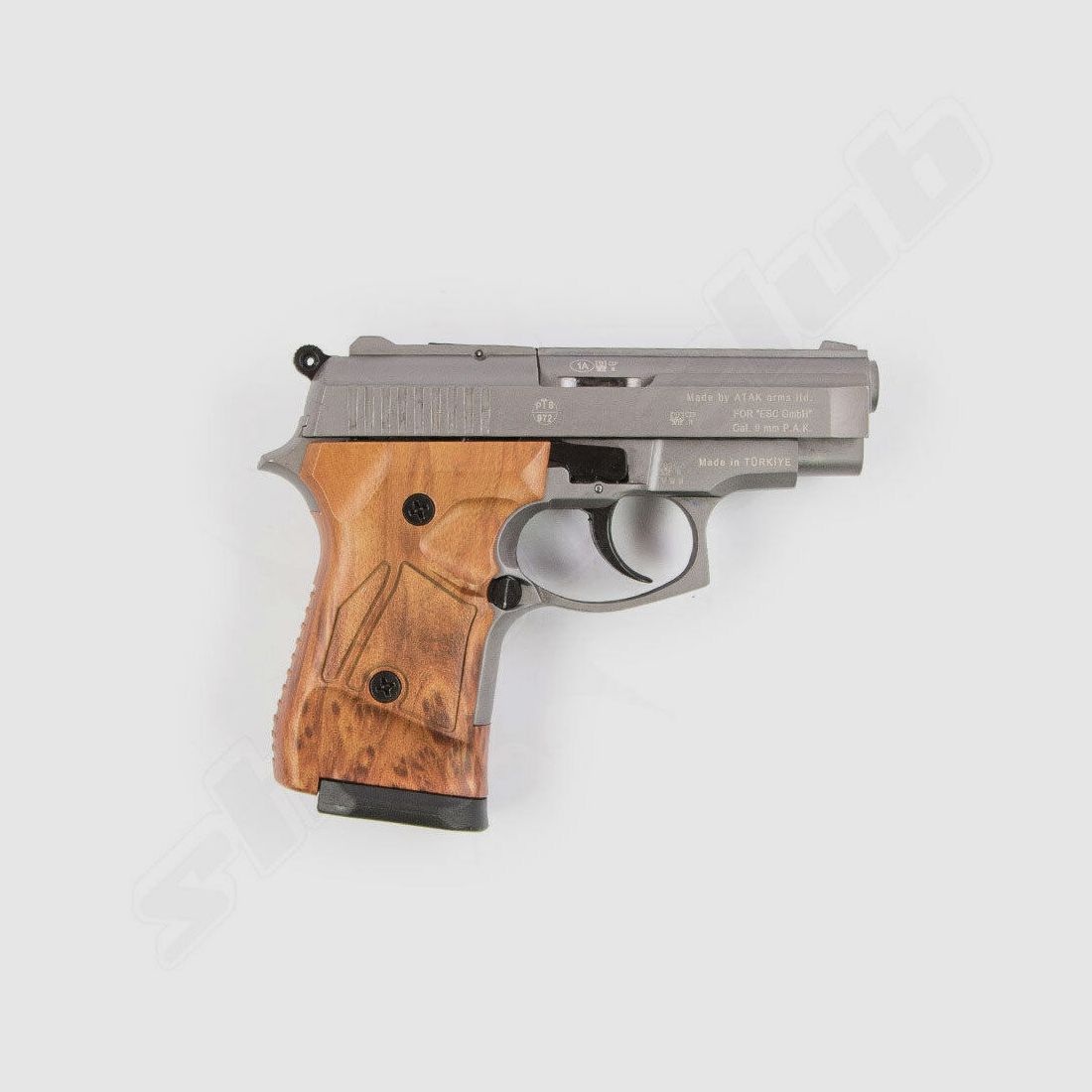 Zoraki 914-P schreckschusspistool Titan/houtlook 9mm + munitie