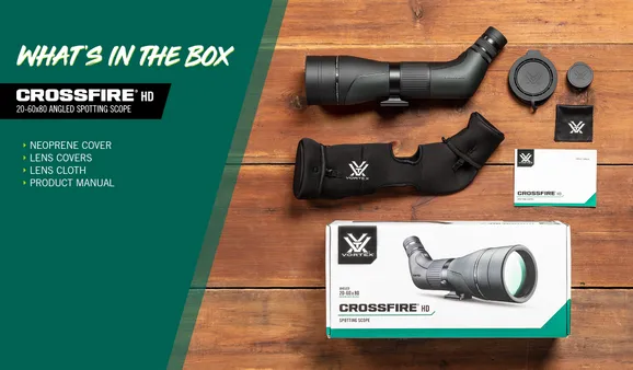 Vortex Crossfire HD 20-60x80mm | Vinklet, billede 5 af 5