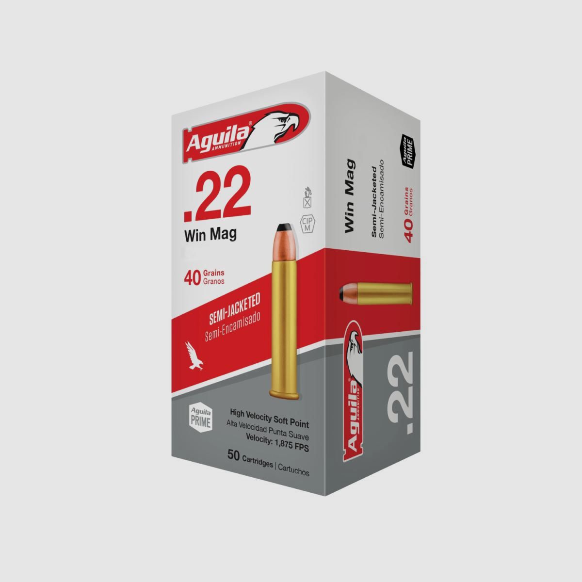 Aguila Standard .22 Win. Mag. 40GR Soft Point 50 cartridges