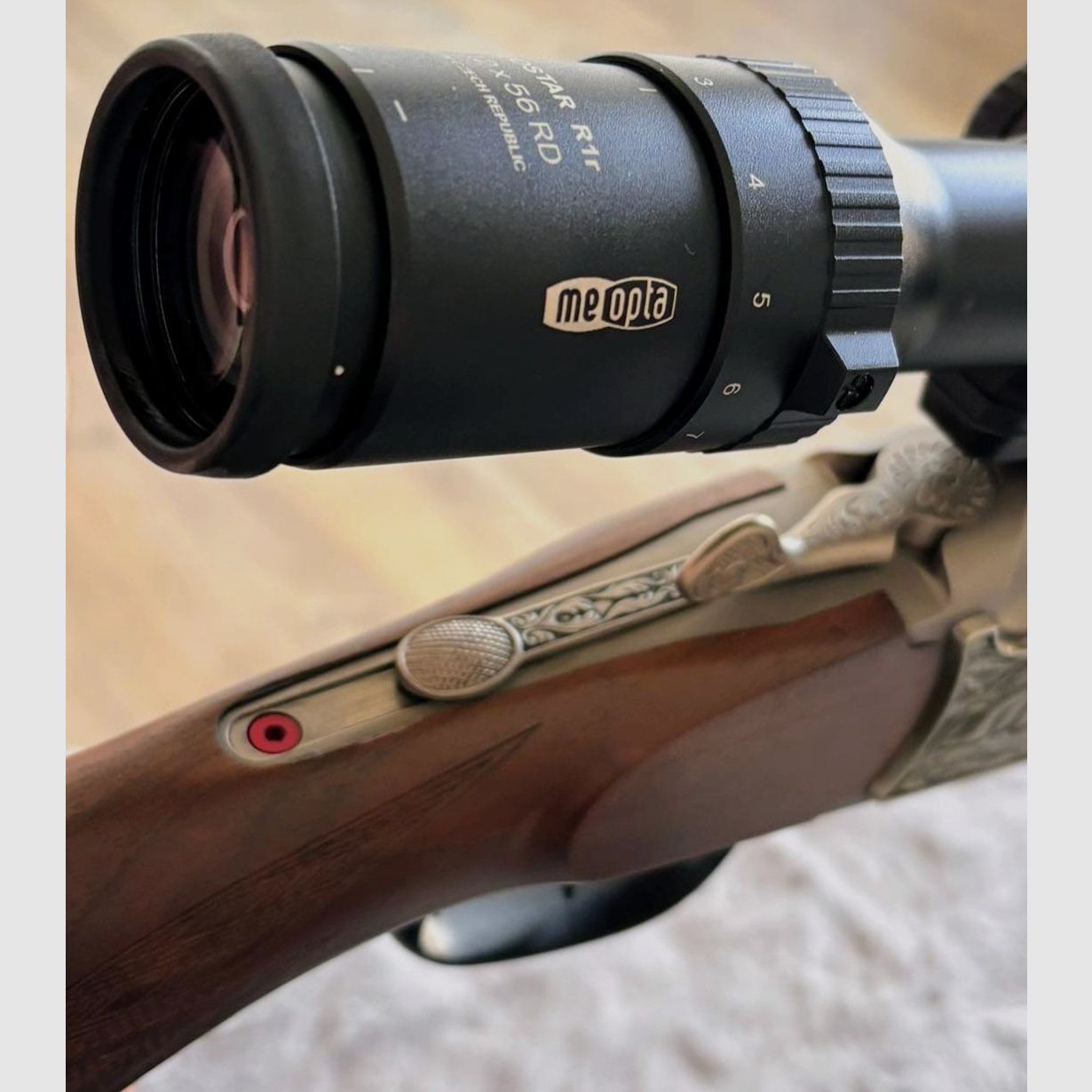 Bockbüchsflinte mit Einstecklauf