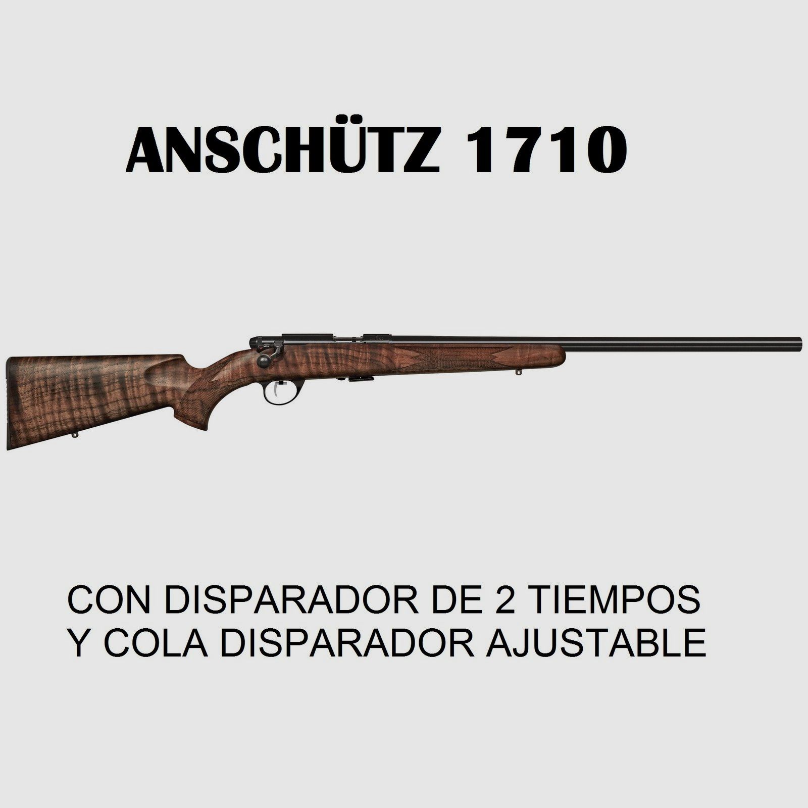 ANSCHÜTZ Karabina 1710 HB w klasycznej kolbie orzechowej