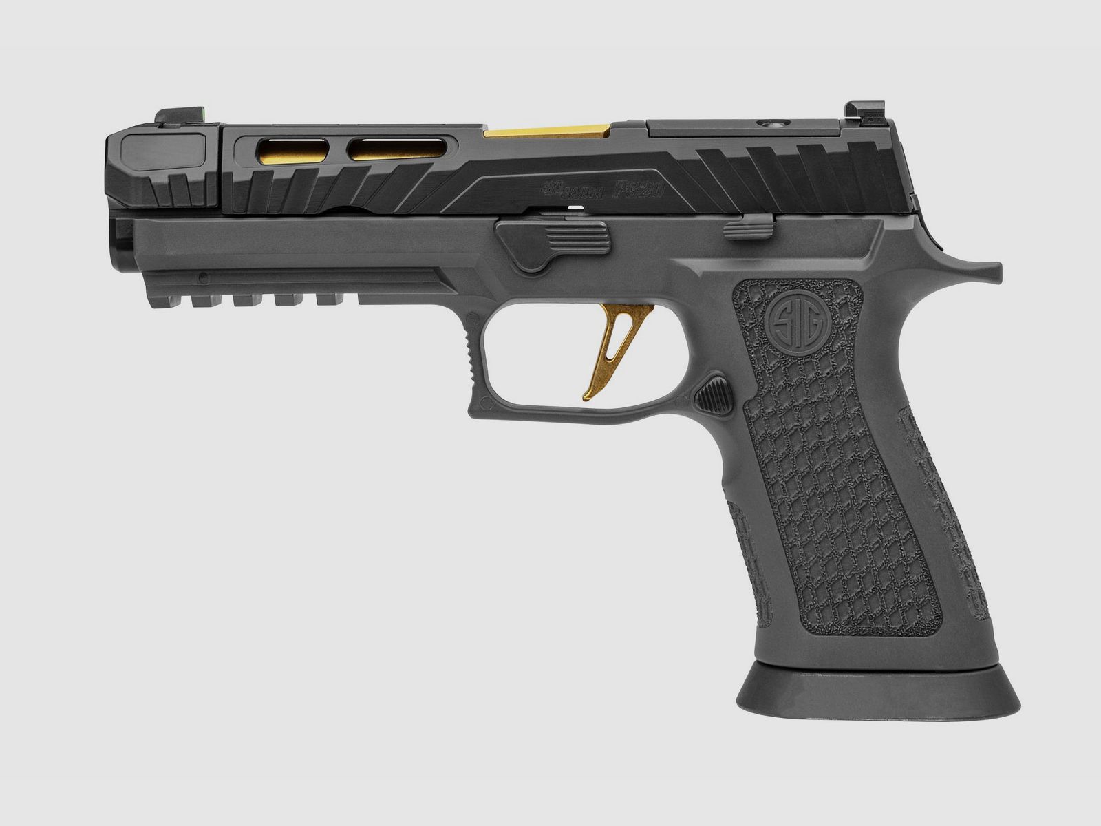 Sig Sauer P320 Spectre Comp. Schwarz/Gold 9mm Luger - Selbstladepistole