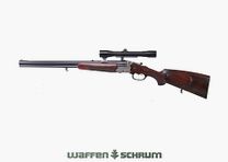 Heym Mod. 55 16/70-7x57R, ZF GECO 4x36 Abs. 1, SUHLER-Einhakmontage Vollchoke (i.A.)
