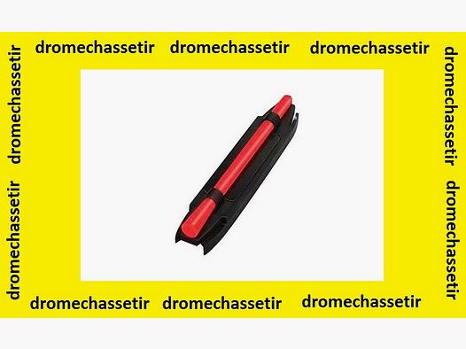 Rote magnetische Clipvisierung für Gewehr mit belüftetem Band, Breite 8,2 bis 11,3 mm