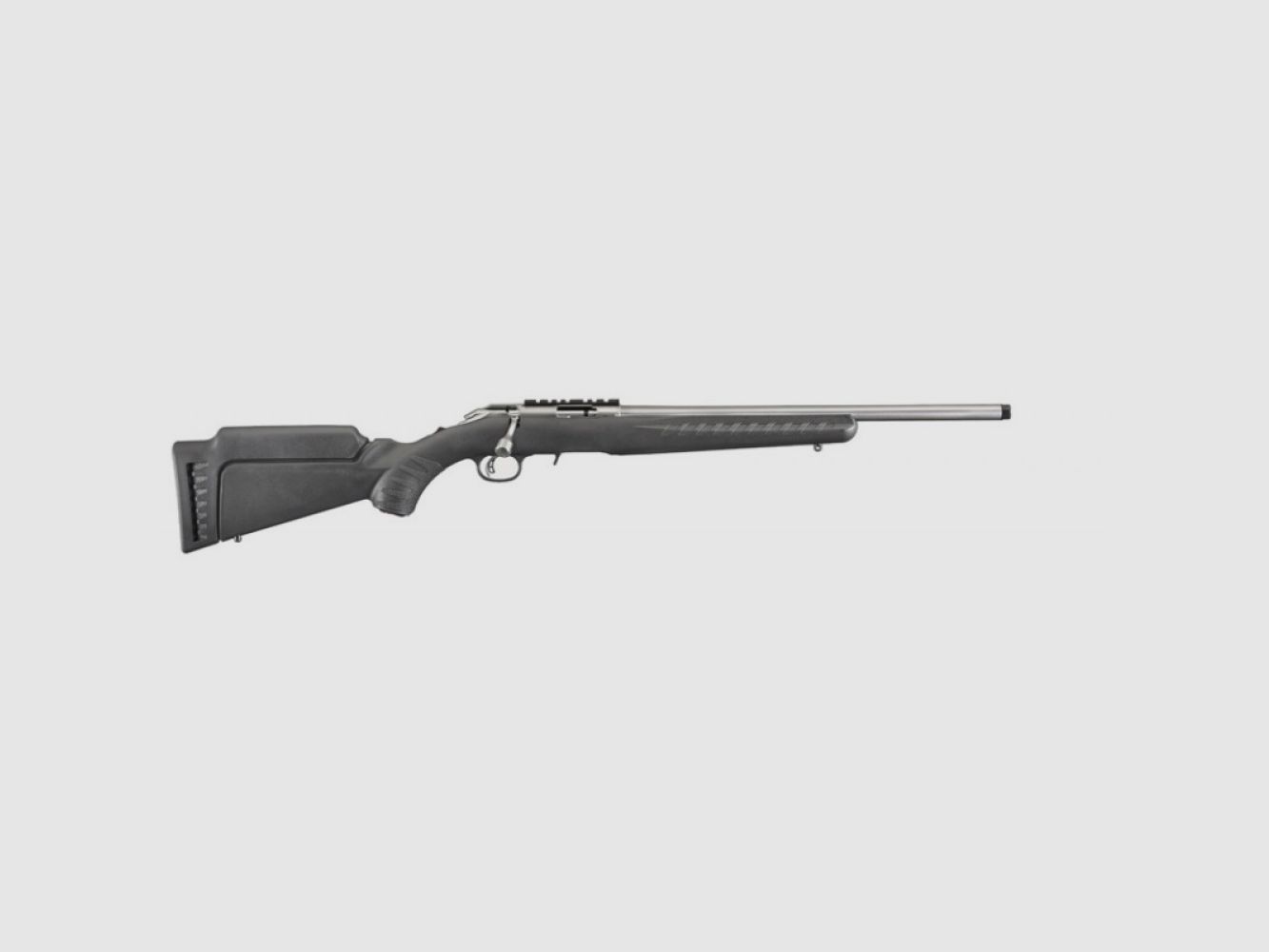 Ruger, Repetierer, American Rimfire, .22 WMR, 18", MT1/2"-28, 9 Schuss, Black