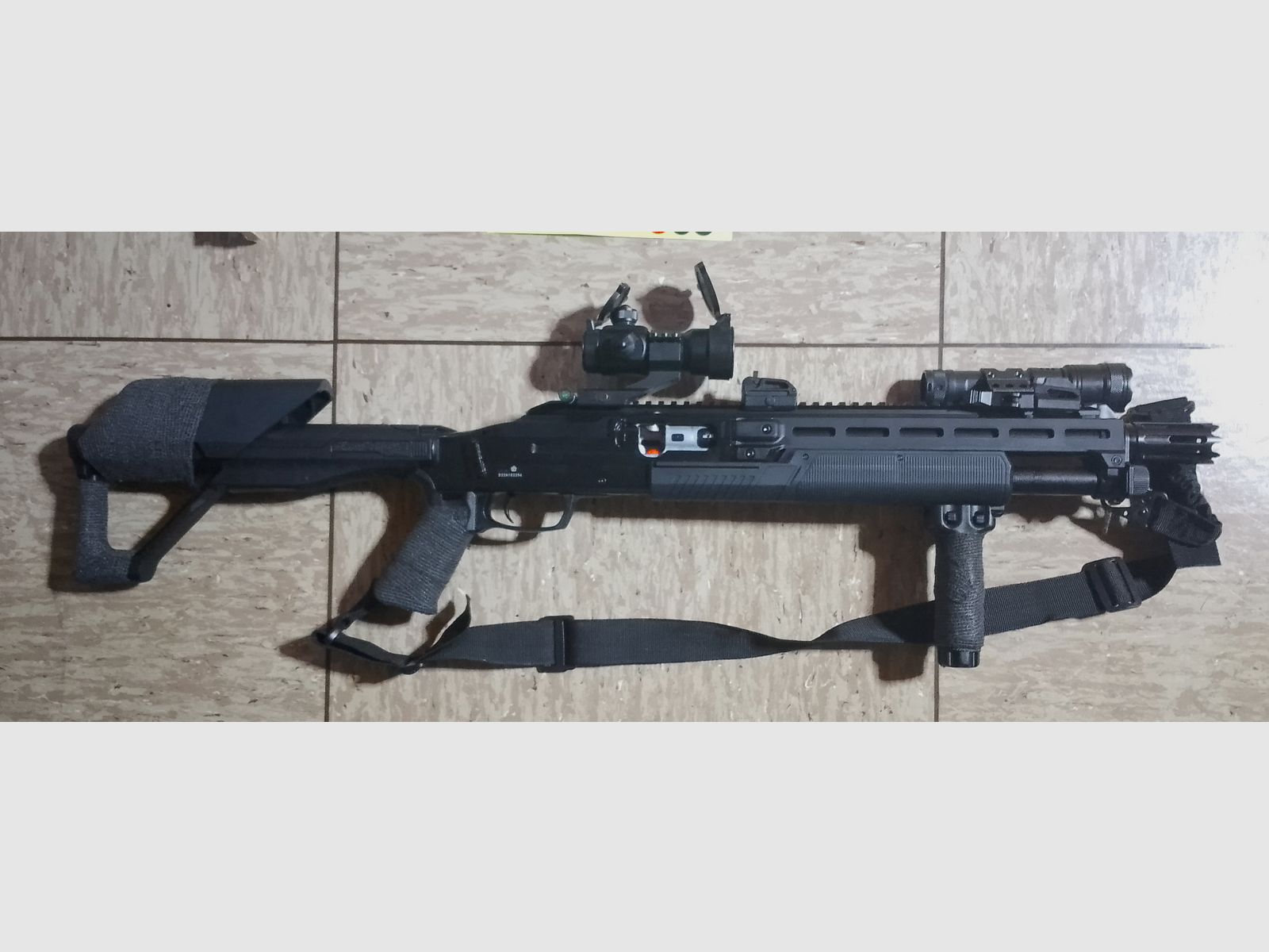 T4E RAM Shotgun Hdx68 Set Pumpgun cal .68 Zielfernrohr Tragegurt Paintballs Kit neuwertig