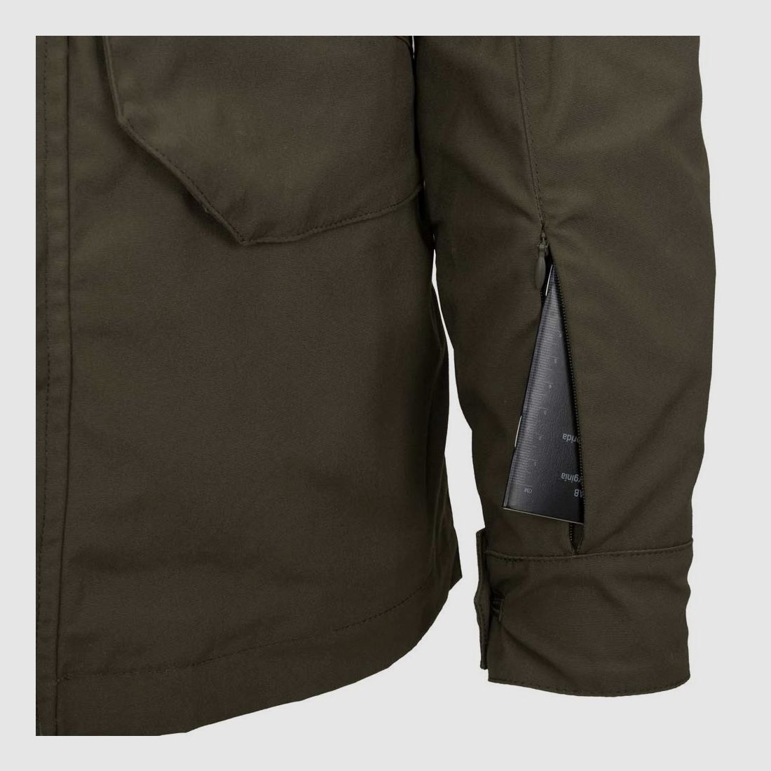 HELIKON-TEX M65 COVERT JACKE TAIGA GREEN - SCHWARZ