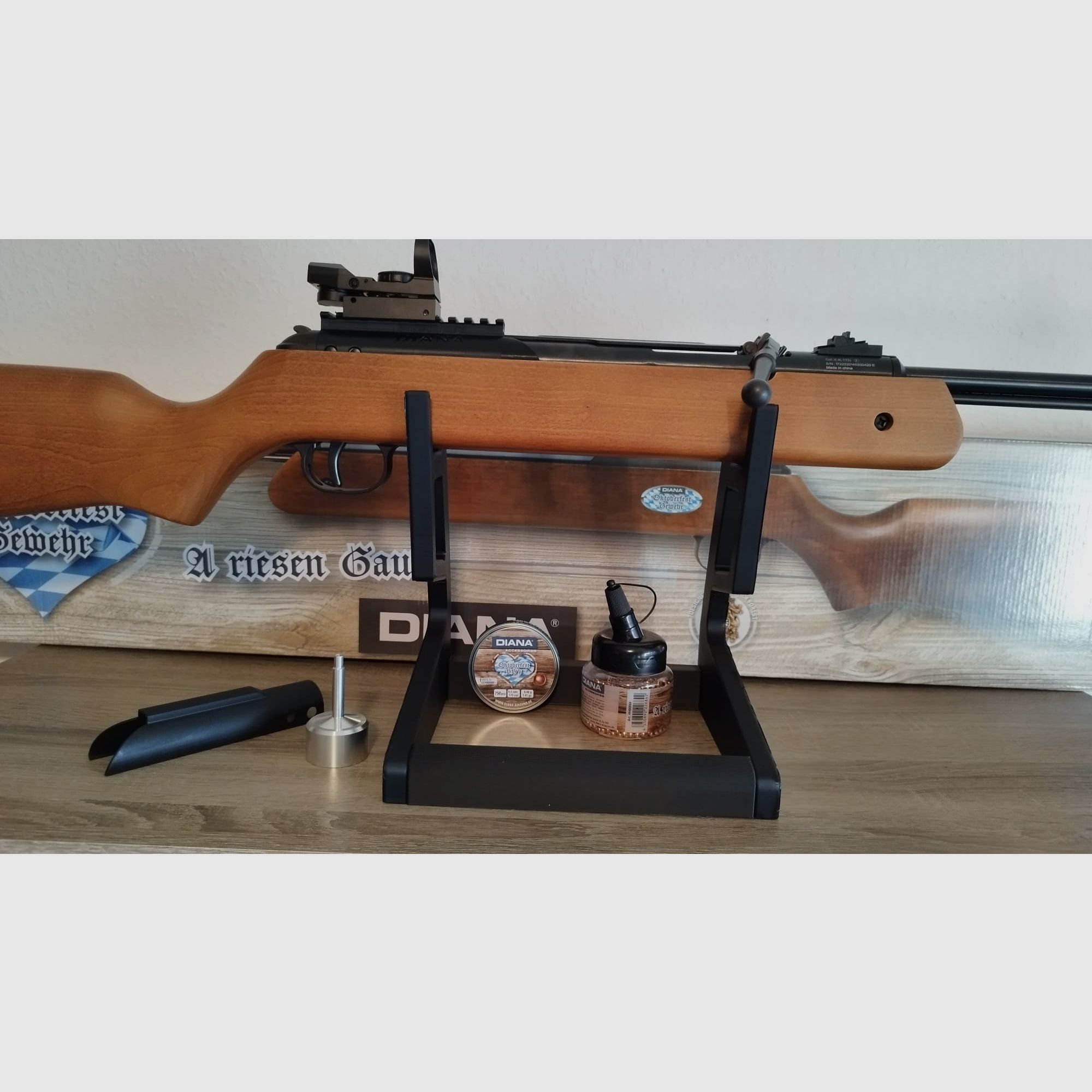 Diana Oktoberfest Luftgewehr 4,4mm BB mit Zubehör