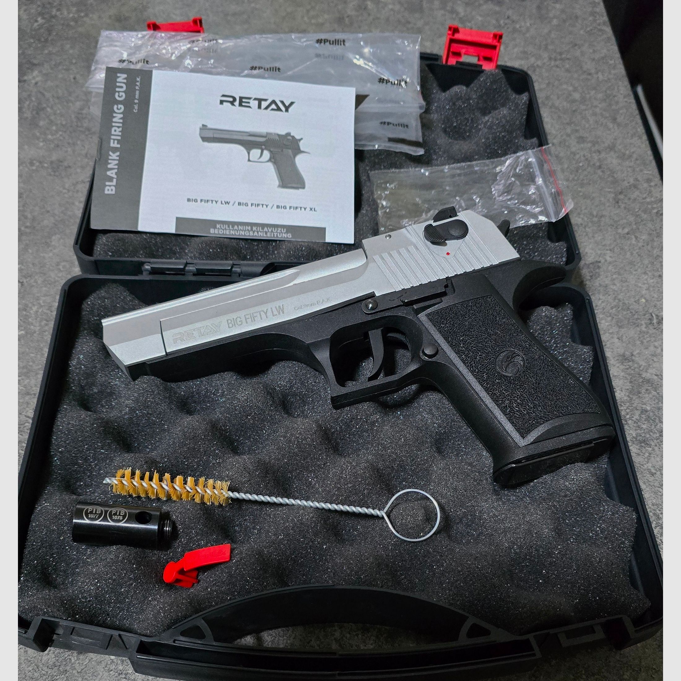 Retay Big Fifty LW Nickel Schreckschuss 9mm PAK 