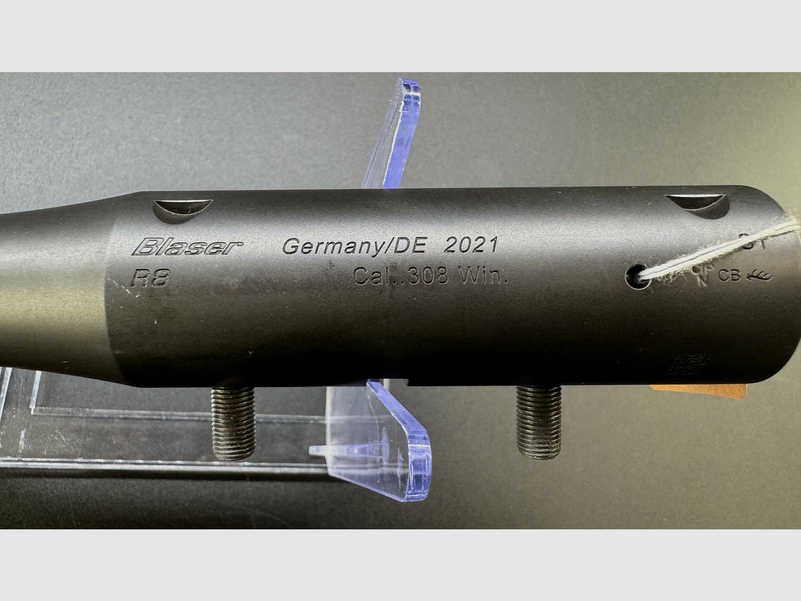 Blaser R8 barrel caliber: .308Win (standard version) with open sights with magazine insert