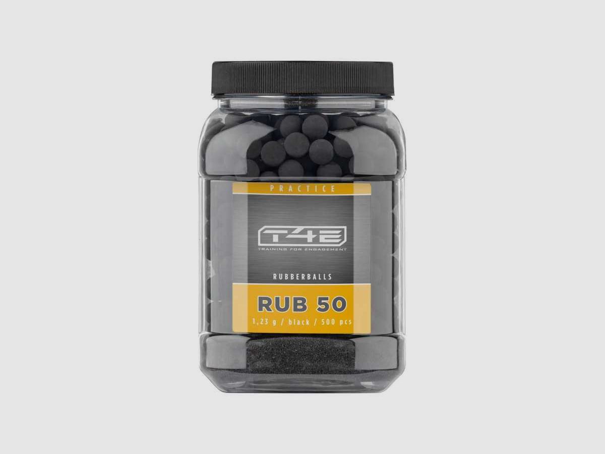 BILLES CAOUTCHOUC ENTRAINEMENT CAL 50 X500 - RB PRAC-SERIES T4E