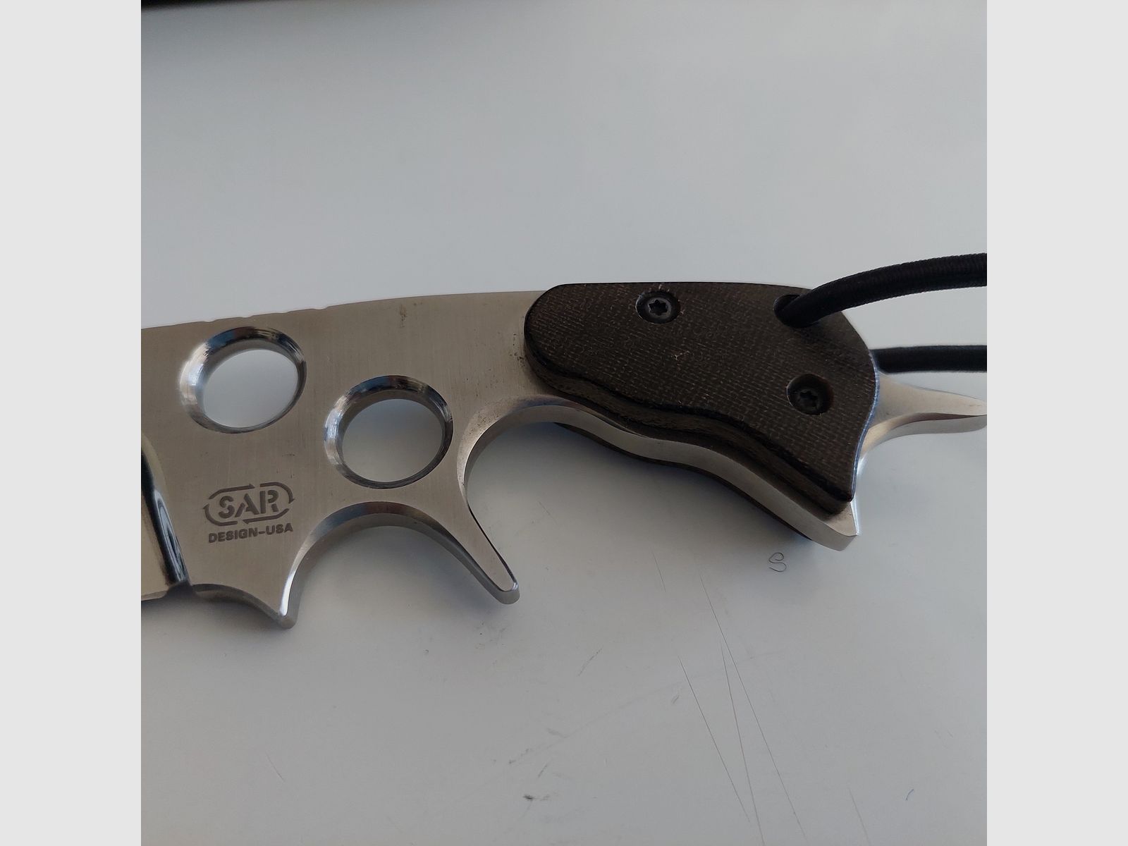 !!! ACHTUNG SELTEN !!!  Pohl Force Hornet XL Modell Micarta Nr.046 aus einer Sammlungsauflösung 