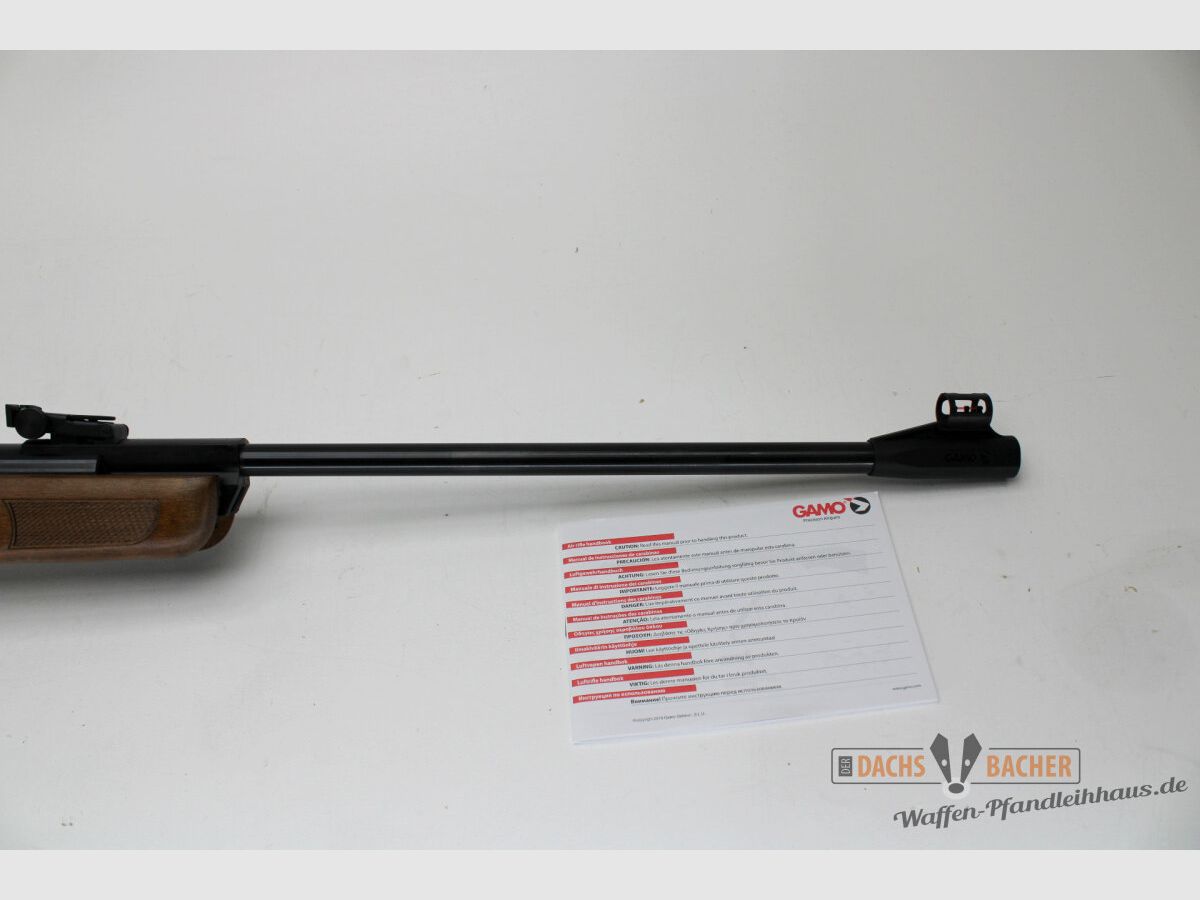 LG air rifle Gamo Hunter 440 caliber 4.5mm stock F-mark, image 7 of 10