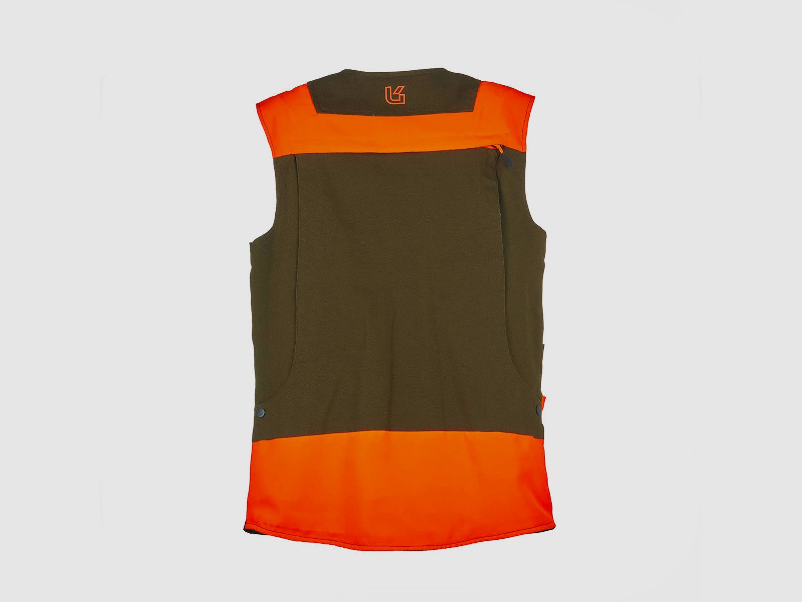 VEST – UNIVERSEEL – JACHT CANVAS PATROONHOUDE Green Orange, afbeelding 2 van 4