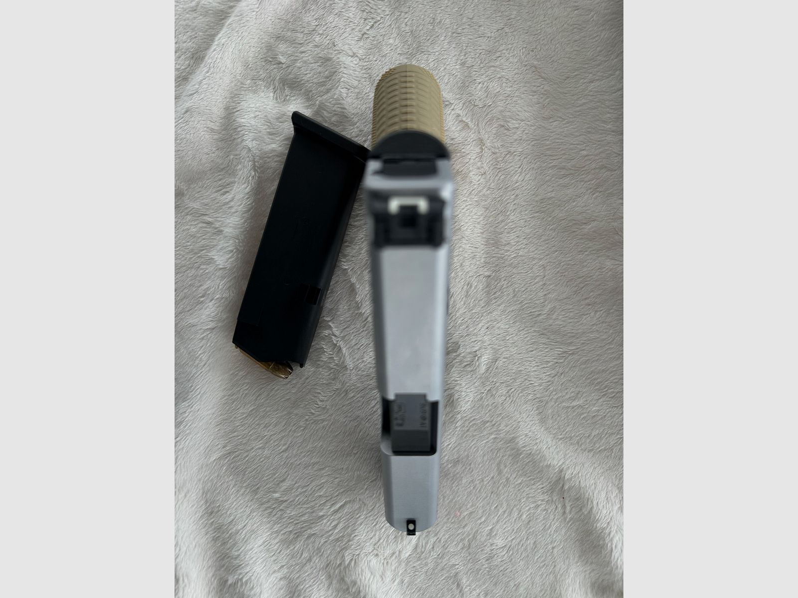 Glock 43X Silver Slide - Silber in 9mm - NEUWERTIG