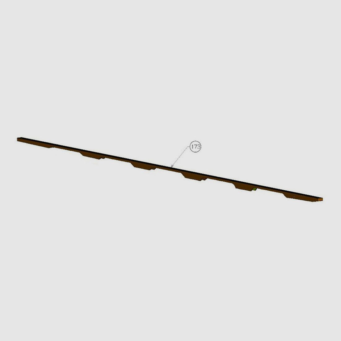BANDA BERETTA FIBRA DE CARBONO 400 C12 10X10 76 CM