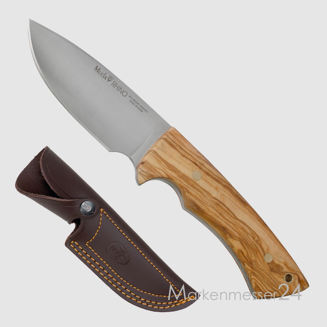 Muelamesser Olivenholz-Griff 10cm Klinge