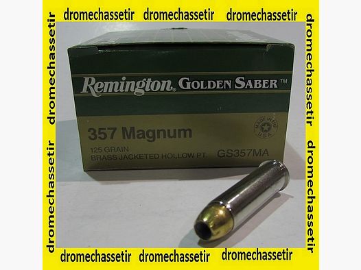 Boite de 25 cartouches 357magnum, Golden Saber 125 grains Hollow point