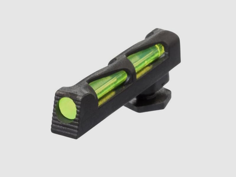 HIVIZ Korn f. alle Glocks ausser C-Modell Fiber Optic Grün - Litewave