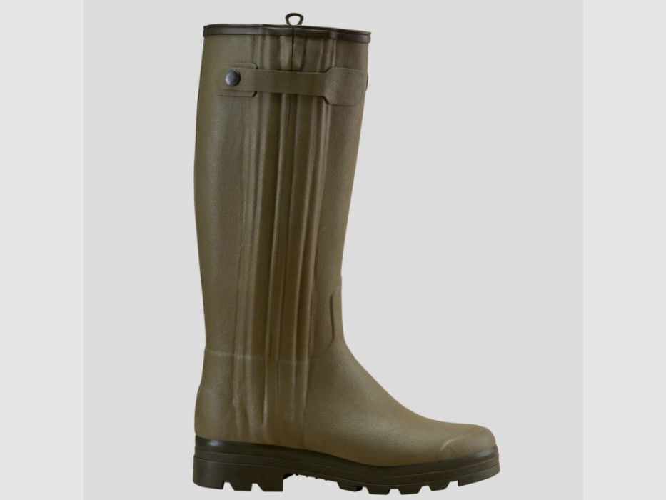 Bottes en Caoutchouc Le Chameau "Chasseur" avec Doublure en Cuir, image 1 sur 8
