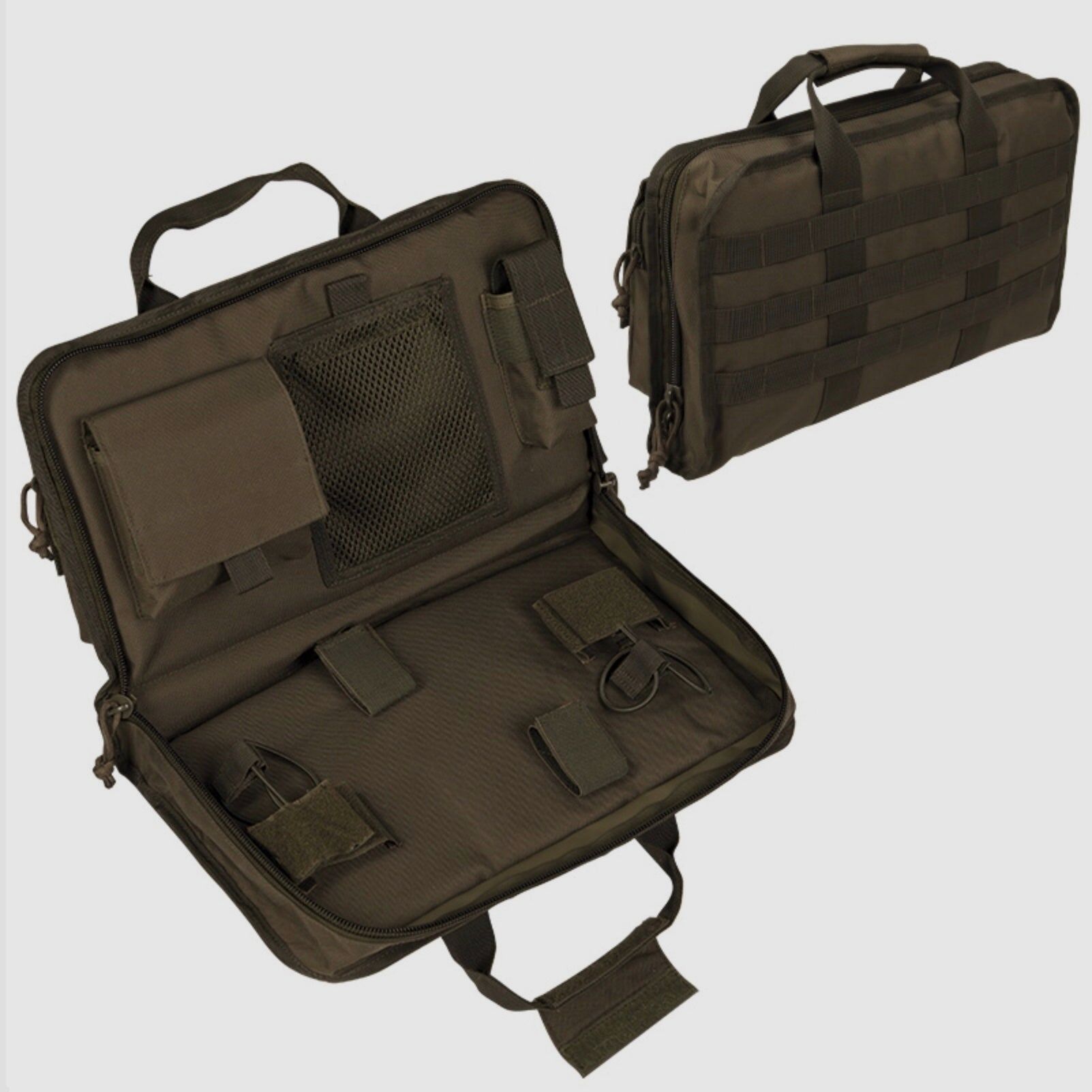 Transporttasche für 2 Handfeuerwaffen OLIVGRÜN, Bild 2 von 2