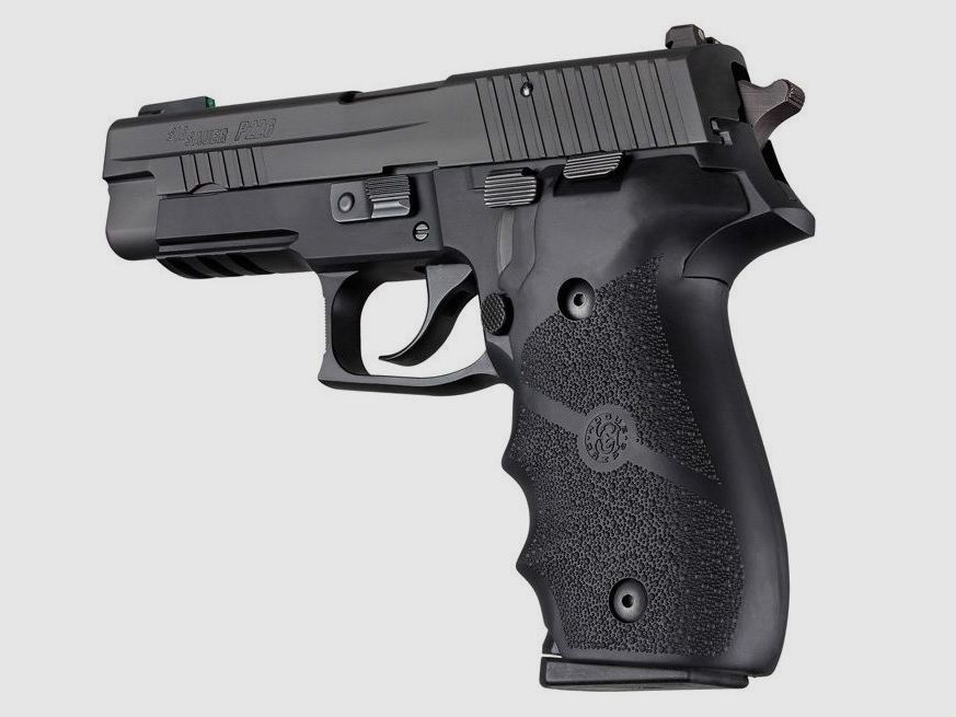 Hogue automatische, umlaufende Gummigriffschalen mit Fingerrillen für Sig P226 DA/SA, Bild 6 von 12