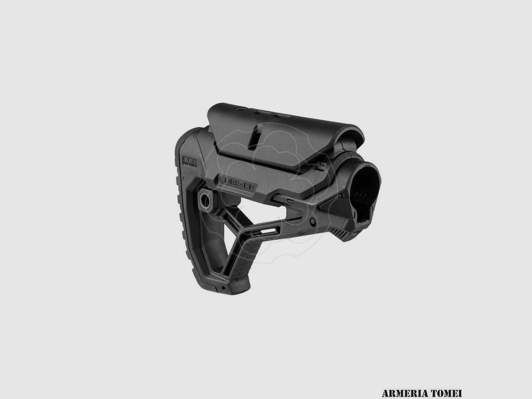 FAB DEFENSE – KOLLAPSABLES SCHAFT MIT WANGENAUFLAGE „GL CORE“ SCHWARZ für M4/AR15 (GLCORECPB), Bild 1 von 2