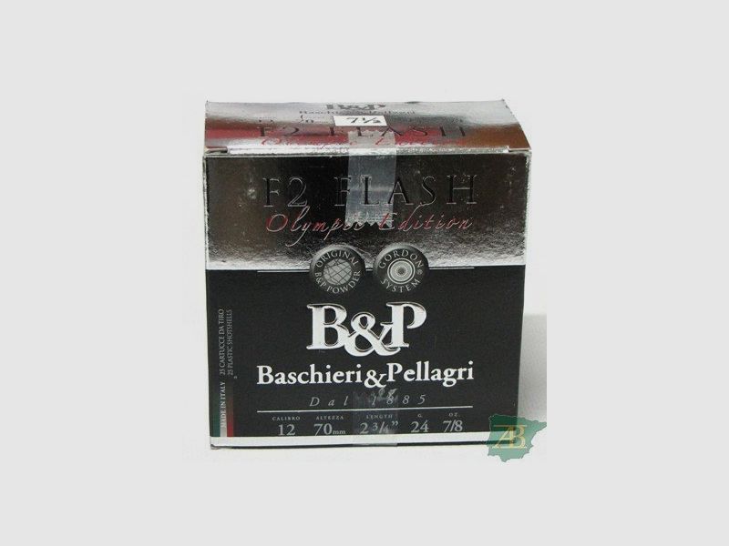 Karton Patronen B&P F2 FLASH OLYMPIC EDITION 24GR