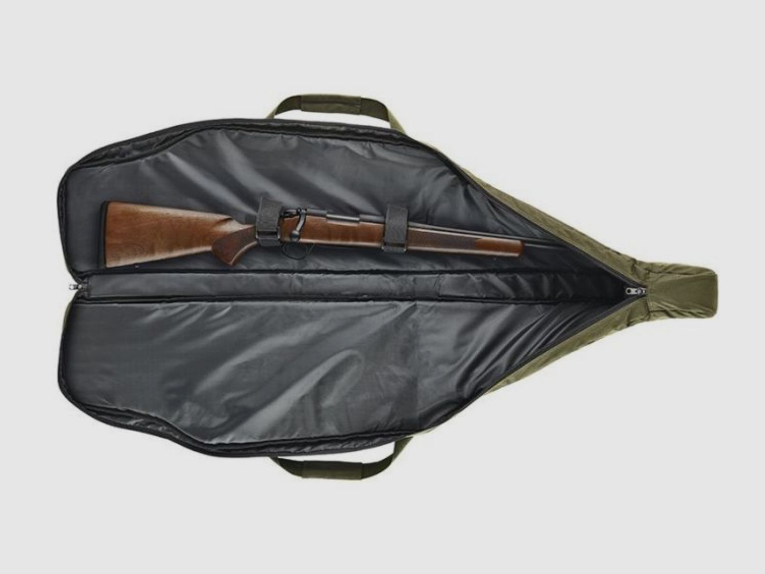 Housse Bergara pour armes longues verte dimensions 108x15,6x30 cm