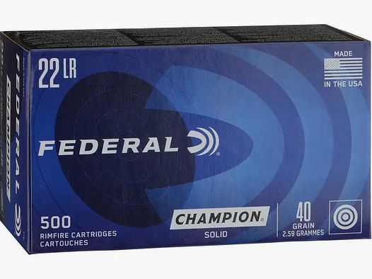 Federal Target 40grs blei RN à50 .22lr