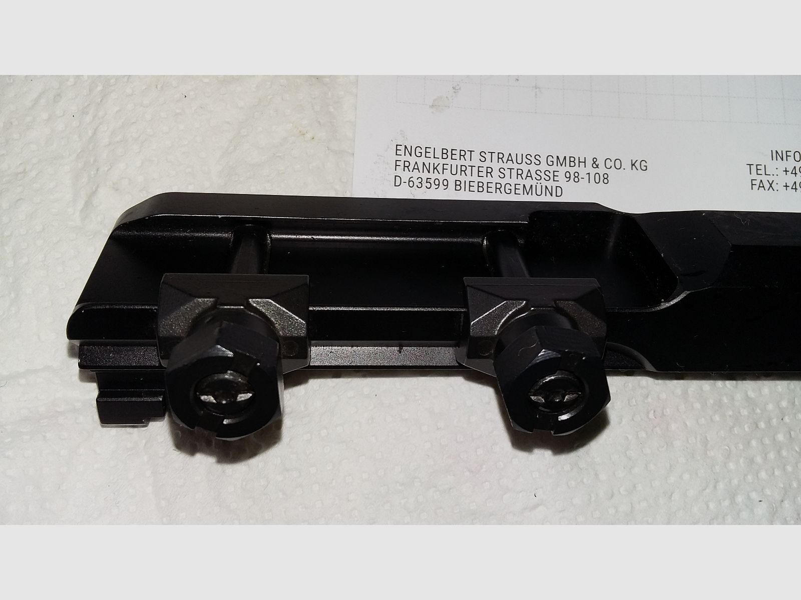 Geissele SSBM Super stabby bayonet mount schwarz aus 7075 T6 Aluminium 