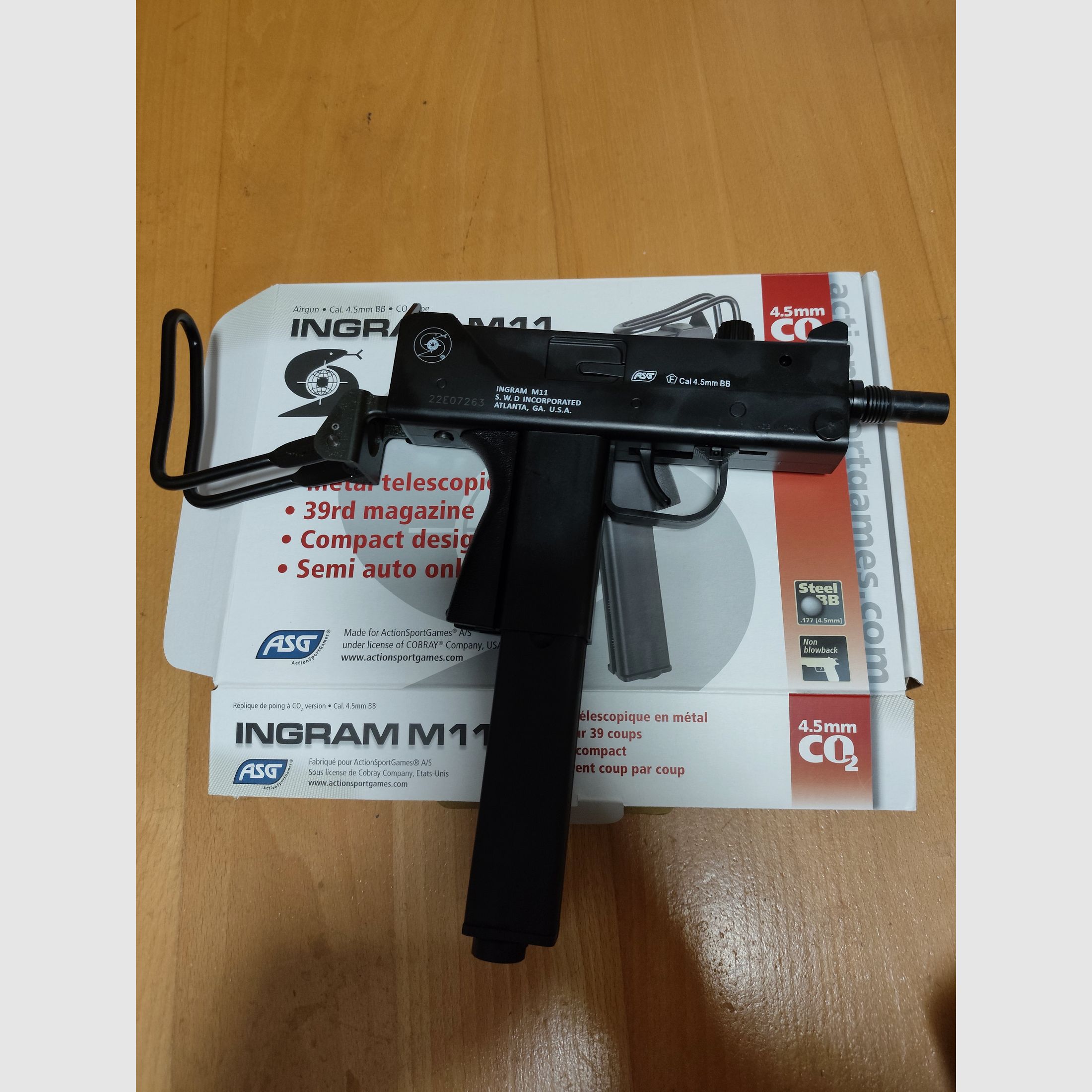 ASG/Ingram M11 C02 4,5 BB